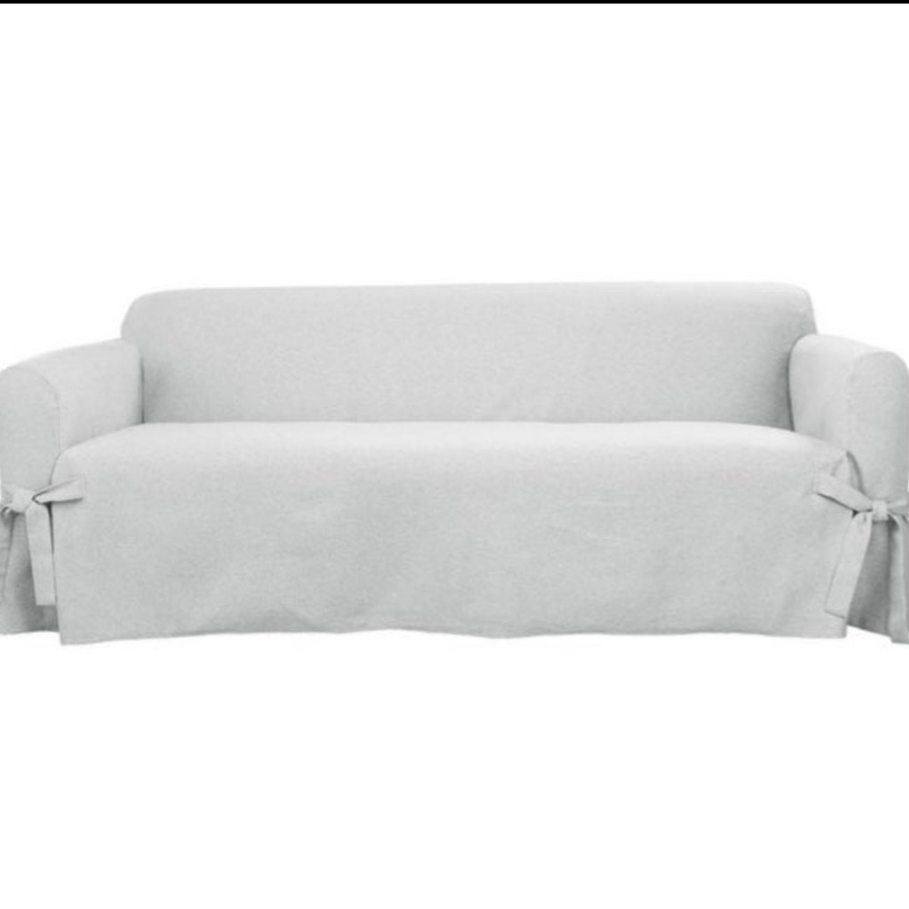 Gray couch cover